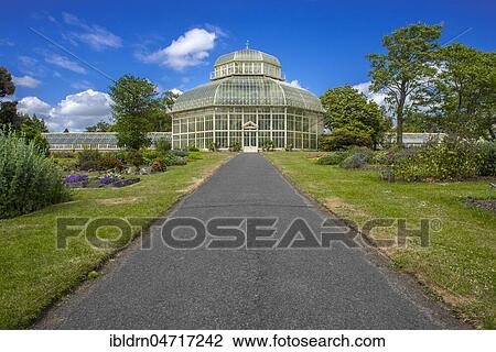 Greenhouse from 1884 in the botanical garden, Dublin, Ireland, Europe View Large Photo Image Stock Image - Greenhouse from 1884 in the botanical garden, Dublin, Ireland, Europe. Fotosearch