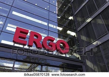 Stock Photo - Group Headquarters of the ERGO Insurance Group, Düsseldorf, North Rhine-Westphalia, Germany, Europe. Fotosearch