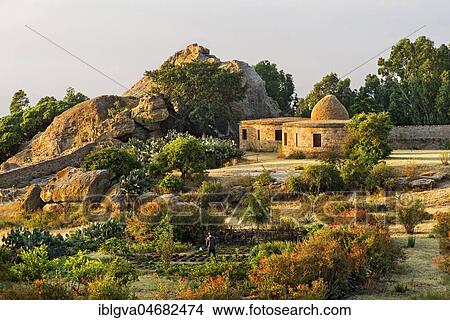 Guest accommodation, Gheralta-Lodge, Hawzen, Tigray, Ethiopia, Africa View Large Photo Image Picture - Guest accommodation, Gheralta-Lodge, Hawzen, Tigray, Ethiopia, Africa. Fotosearch
