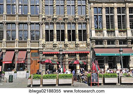 Guild houses on Grote Markt square, Grand Place square, Brussels, Belgium, Europe, PublicGround, Europe View Large Photo Image Stock Photography - Guild houses on Grote Markt square, Grand Place square, Brussels, Belgium, Europe, PublicGround, Europe. Fotosearch