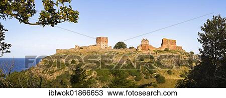 Hammershus castle ruins, Bornholm, Denmark, Europe View Large Photo Image Stock Image - Hammershus castle ruins, Bornholm, Denmark, Europe. Fotosearch