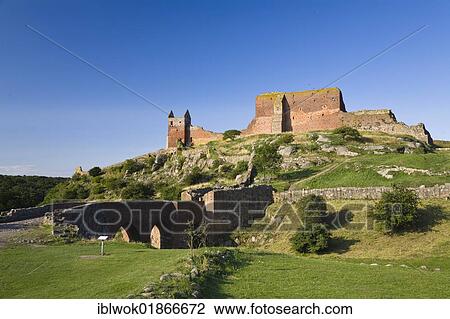 Hammershus castle ruins, Bornholm, Denmark, Europe View Large Photo Image Stock Image - Hammershus castle ruins, Bornholm, Denmark, Europe. Fotosearch