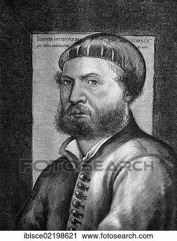 Hans Holbein the Younger, 1497 - 1543, a German painter, historic wood engraving, about 1897 View Large Photo Image Stock Image - Hans Holbein the Younger, 1497 - 1543, a German painter, historic wood engraving, about 1897. Fotosearch