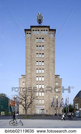 Haus Grenzwacht, office building with a tower, architect Emil Fahrenkamp, Aachen, North Rhine-Westphalia, Germany, Europe, PublicGround, Europe View Large Photo Image Stock Photography - Haus Grenzwacht, office building with a tower, architect Emil Fahrenkamp, Aachen, North Rhine-Westphalia, Germany, Europe, PublicGround, Europe. Fotosearch