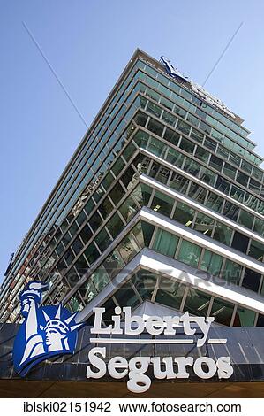 Headquarters of Liberty Seguros, an insurance company belonging to the American insurance group, Liberty Mutual, in Lisbon, Portugal, Europe View Large Photo Image Stock Image - Headquarters of Liberty Seguros, an insurance company belonging to the American insurance group, Liberty Mutual, in Lisbon, Portugal, Europe. Fotosearch