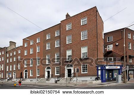 Picture - Headquarters of the Permanent TSB bank in Dublin, Ireland, Europe. Fotosearch