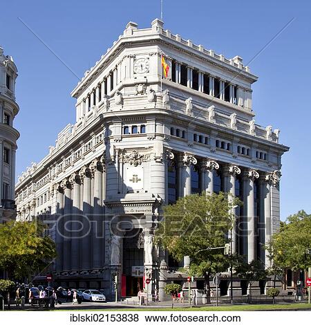 Stock Photo - Headquarters of the Spanish cultural institute, Instituto Cervantes, in Madrid, Spain, Europe. Fotosearch