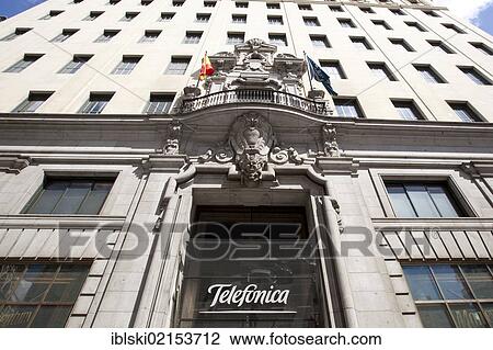 Headquarters of the Spanish telecommunications company Telefonica, Madrid, Spain, Europe View Large Photo Image Stock Image - Headquarters of the Spanish telecommunications company Telefonica, Madrid, Spain, Europe. Fotosearch