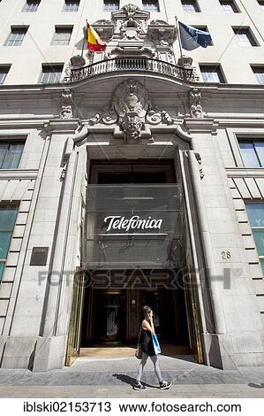Headquarters of the Spanish telecommunications company Telefonica, Madrid, Spain, Europe View Large Photo Image Stock Image - Headquarters of the Spanish telecommunications company Telefonica, Madrid, Spain, Europe. Fotosearch