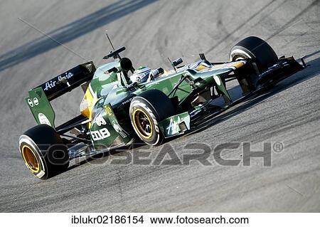 Heikki Kovalainen, FIN, Caterham F1 Team-Renault CT-01, during the Formula 1 testing sessions, 21-24/2/2012, at the Circuit de Catalunya in Barcelona, Spain, Europe View Large Photo Image Picture - Heikki Kovalainen, FIN, Caterham F1 Team-Renault CT-01, during the Formula 1 testing sessions, 21-24/2/2012, at the Circuit de Catalunya in Barcelona, Spain, Europe. Fotosearch