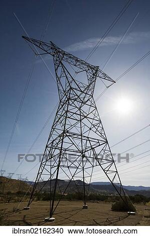 High voltage electricity pylon, Lancaster, California, USA, North America View Large Photo Image Stock Image - High voltage electricity pylon, Lancaster, California, USA, North America. Fotosearch