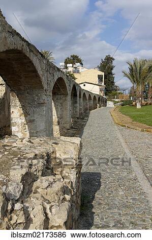 Historic aqueduct in Peseos Street, Nicosia, Cyprus, Europe View Large Photo Image Stock Photograph - Historic aqueduct in Peseos Street, Nicosia, Cyprus, Europe. Fotosearch