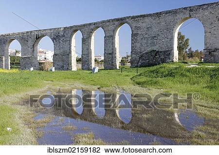Historic Aqueduct of Kamares near Larnaca, Southern Cyprus, Cyprus, Greece, Europe View Large Photo Image Stock Image - Historic Aqueduct of Kamares near Larnaca, Southern Cyprus, Cyprus, Greece, Europe. Fotosearch