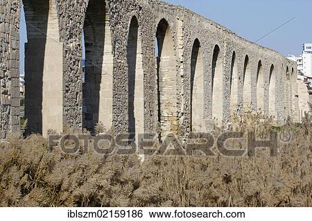 Historic Aqueduct of Kamares near Larnaca, Southern Cyprus, Cyprus, Greece, Europe View Large Photo Image Stock Photograph - Historic Aqueduct of Kamares near Larnaca, Southern Cyprus, Cyprus, Greece, Europe. Fotosearch