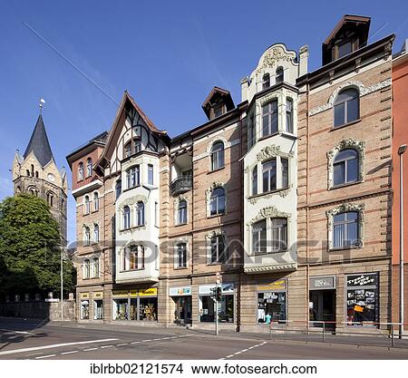 Historic commercial buildings, Bahnhofstrasse, Eisenach, Thuringia, Germany, Europe, PublicGround, Europe View Large Photo Image Picture - Historic commercial buildings, Bahnhofstrasse, Eisenach, Thuringia, Germany, Europe, PublicGround, Europe. Fotosearch