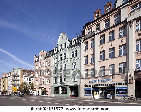 Historic commercial buildings, Bahnhofstrasse, Eisenach, Thuringia, Germany, Europe, PublicGround, Europe View Large Photo Image Stock Photo - Historic commercial buildings, Bahnhofstrasse, Eisenach, Thuringia, Germany, Europe, PublicGround, Europe. Fotosearch