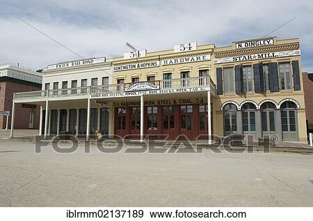 Stock Photo - Historic town centre in Sacramento, California, USA, North America. Fotosearch