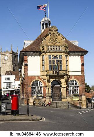 Historic town hall in centre of Marlborough, Wiltshire, England, United Kingdom, Europe View Large Photo Image Stock Photograph - Historic town hall in centre of Marlborough, Wiltshire, England, United Kingdom, Europe. Fotosearch