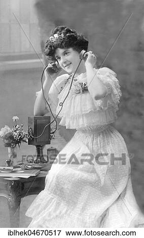 History of technology, woman telephoning, 1910s, Germany, Europe View Large Photo Image Stock Photo - History of technology, woman telephoning, 1910s, Germany, Europe. Fotosearch