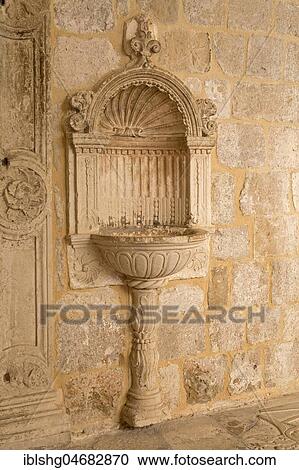 Holy Water Basin, Franciscan Monastery, Old Town, Dubrovnik, Croatia, Europe View Large Photo Image Stock Image - Holy Water Basin, Franciscan Monastery, Old Town, Dubrovnik, Croatia, Europe. Fotosearch