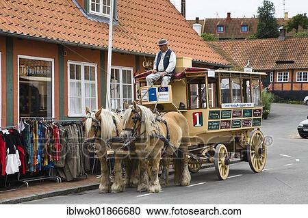 Horse and cart, Svaneke, Bornholm, Denmark, Europe View Large Photo Image Stock Image - Horse and cart, Svaneke, Bornholm, Denmark, Europe. Fotosearch