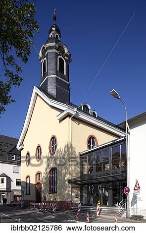 Stock Photograph - Hospitalkirche church, Wetzlar, Hesse, Germany, Europe, PublicGround, Europe. Fotosearch