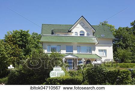 Hotel See-Villa in the Hindenburgallee, Bad Malente-Gremsmühlen, Malente, Schleswig-Holstein, Germany, Europe View Large Photo Image Stock Photo - Hotel See-Villa in the Hindenburgallee, Bad Malente-Gremsmühlen, Malente, Schleswig-Holstein, Germany, Europe. Fotosearch