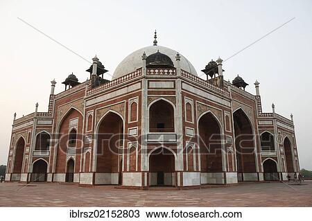 Humayun's Tomb, Delhi, India, Asia View Large Photo Image Stock Image - Humayun's Tomb, Delhi, India, Asia. Fotosearch