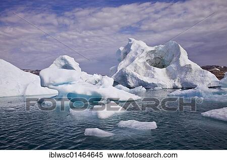 Stock Photography - Ice maze in the Sermilik Fjord, Ammassalik district, eastern Greenland, Greenland, Denmark, North America. Fotosearch