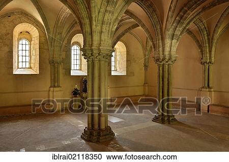 Interior view, capital hall at the Gothic basilica of the Cistercian monastery Fossanova Abbey, near Priverno, Lazio, Italy, Europe View Large Photo Image Stock Image - Interior view, capital hall at the Gothic basilica of the Cistercian monastery Fossanova Abbey, near Priverno, Lazio, Italy, Europe. Fotosearch