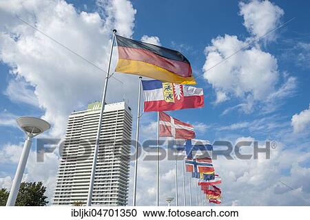 International flags flying in front of Hotel Maritim, Travemünde, Baltic Sea, Schleswig-Holstein, Germany, Europe View Large Photo Image Stock Image - International flags flying in front of Hotel Maritim, Travemünde, Baltic Sea, Schleswig-Holstein, Germany, Europe. Fotosearch