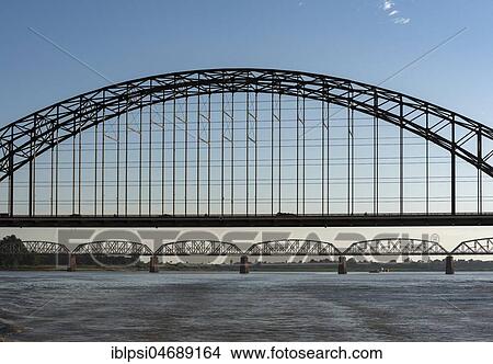 Irrawaddy Bridge or Yadanabon Bridge, with Ava Bridge at the back, over Irrawaddy river, Mandalay, Myanmar, Asia View Large Photo Image Picture - Irrawaddy Bridge or Yadanabon Bridge, with Ava Bridge at the back, over Irrawaddy river, Mandalay, Myanmar, Asia. Fotosearch