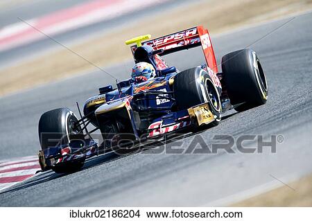 Jean-Eric Verne, FRA, Scuderia Toro Rosso-Ferrari STR7, during the Formula 1 testing sessions, 21. -24. 2. 2012, at the Circuit de Catalunya in Barcelona, Spain, Europe View Large Photo Image Picture - Jean-Eric Verne, FRA, Scuderia Toro Rosso-Ferrari STR7, during the Formula 1 testing sessions, 21. -24. 2. 2012, at the Circuit de Catalunya in Barcelona, Spain, Europe. Fotosearch
