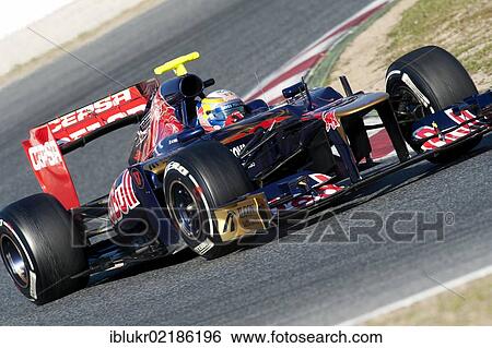 Jean-Eric Verne, FRA, Scuderia Toro Rosso-Ferrari STR7, during the Formula 1 testing sessions, 21. -24. 2. 2012, at the Circuit de Catalunya in Barcelona, Spain, Europe View Large Photo Image Stock Photograph - Jean-Eric Verne, FRA, Scuderia Toro Rosso-Ferrari STR7, during the Formula 1 testing sessions, 21. -24. 2. 2012, at the Circuit de Catalunya in Barcelona, Spain, Europe. Fotosearch