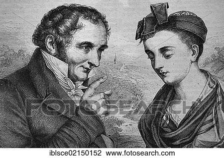 Johann Peter Hebel, 1760 - 1826, poet, and Breneli, actually Veronica Rohre, 1779 - 1869, probably his mistress, historical woodcut, circa 1870 View Large Photo Image Stock Image - Johann Peter Hebel, 1760 - 1826, poet, and Breneli, actually Veronica Rohre, 1779 - 1869, probably his mistress, historical woodcut, circa 1870. Fotosearch