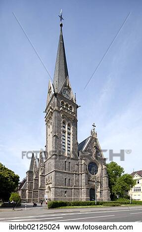 Picture - Johanneskirche church, Giessen, Hesse, Germany, Europe, PublicGround, Europe. Fotosearch