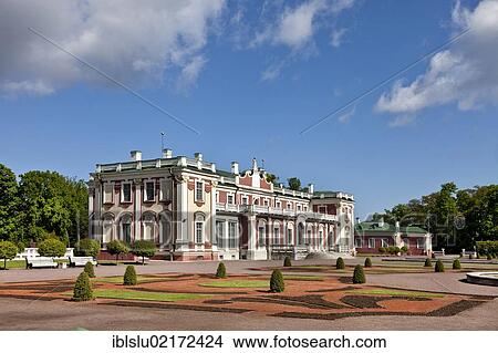 Kadriorg Palace, Catherinethal, Catherine's Valley, Tallinn, Estonia, Baltic States, Northern Europe, Europe View Large Photo Image Picture - Kadriorg Palace, Catherinethal, Catherine's Valley, Tallinn, Estonia, Baltic States, Northern Europe, Europe. Fotosearch