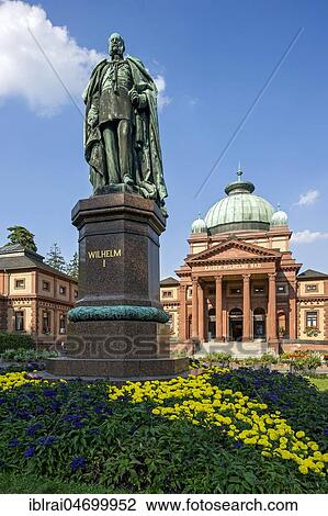 Kaiser-Wilhelms-Bad, statue of Kaiser Wilhelm I., bronze monument, spa garden, Bad Homburg, Hesse, Germany, Europe View Large Photo Image Stock Image - Kaiser-Wilhelms-Bad, statue of Kaiser Wilhelm I., bronze monument, spa garden, Bad Homburg, Hesse, Germany, Europe. Fotosearch