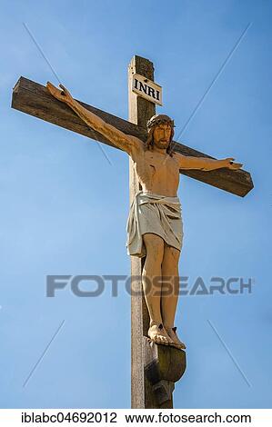 Kalvarienberg with Christ on the Cross, Birkenstein, Fischbachau, Upper Bavaria, Bavaria, Germany, Europe View Large Photo Image Stock Image - Kalvarienberg with Christ on the Cross, Birkenstein, Fischbachau, Upper Bavaria, Bavaria, Germany, Europe. Fotosearch