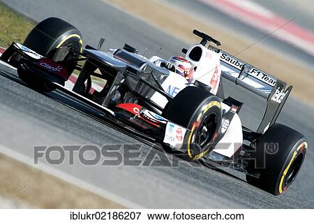 Kamui Kobayashi, JPN, Sauber-Ferrari C31, during the Formula 1 testing sessions, 21. -24. 2. 2012, at the Circuit de Catalunya in Barcelona, Spain, Europe View Large Photo Image Stock Photo - Kamui Kobayashi, JPN, Sauber-Ferrari C31, during the Formula 1 testing sessions, 21. -24. 2. 2012, at the Circuit de Catalunya in Barcelona, Spain, Europe. Fotosearch