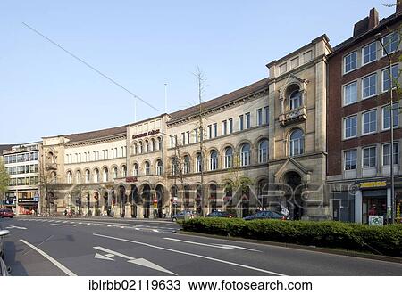 Stock Image - Kapuziner Karree shopping mall, former General Post Office, Aachen, North Rhine-Westphalia, Germany, Europe, PublicGround, Europe. Fotosearch