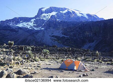 Picture - Karanga Camp, Mount Kilimanjaro, Tanzania, Africa. Fotosearch