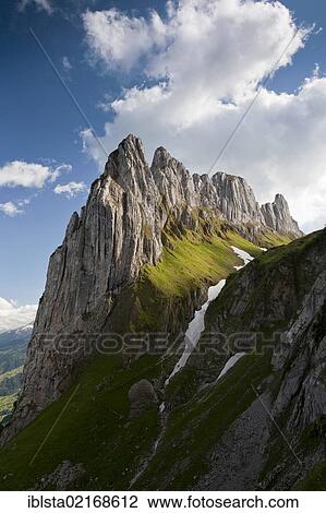 Kreuzberge mountains in the Alpstein range, Appenzell, Switzerland, Europe View Large Photo Image Stock Image - Kreuzberge mountains in the Alpstein range, Appenzell, Switzerland, Europe. Fotosearch