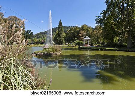 Kurpark, spa gardens, Bad Liebenzell, Black Forest, Baden-Wuerttemberg, Germany, Europe View Large Photo Image Stock Photo - Kurpark, spa gardens, Bad Liebenzell, Black Forest, Baden-Wuerttemberg, Germany, Europe. Fotosearch