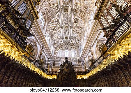 La Capilla Mayor, the Cathedral inside the Mezquita, Cordoba, Spain, Europe View Large Photo Image Stock Photo - La Capilla Mayor, the Cathedral inside the Mezquita, Cordoba, Spain, Europe. Fotosearch