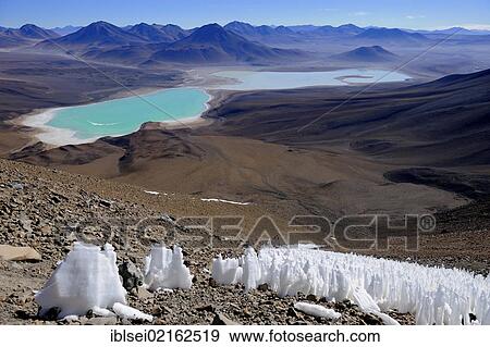 Laguna Verde lagoon and the surrounding area with penitentes, Uyuni, Bolivia, South America View Large Photo Image Stock Photo - Laguna Verde lagoon and the surrounding area with penitentes, Uyuni, Bolivia, South America. Fotosearch