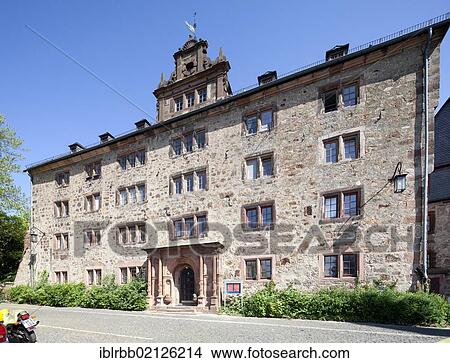 Picture - Landgrafenschloss Castle, Marburg, Hesse, Germany, Europe, PublicGround, Europe. Fotosearch