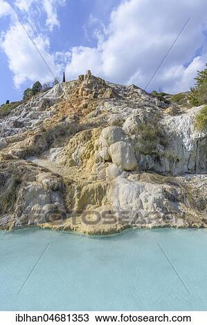 Lime deposits, travertine terraces and pools, Bagno Vignoni thermal spring, Tuscany, Italy, Europe View Large Photo Image Stock Image - Lime deposits, travertine terraces and pools, Bagno Vignoni thermal spring, Tuscany, Italy, Europe. Fotosearch