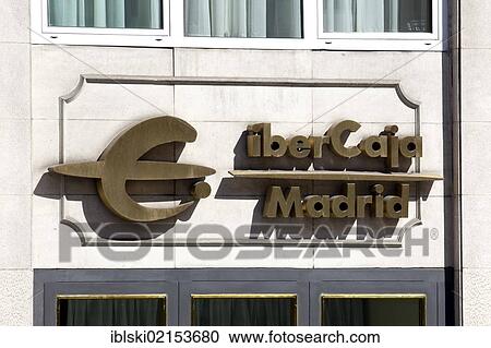 Logo and logotype of the Spanish bank Iber Caja Madrid, Madrid, Spain, Europe View Large Photo Image Stock Image - Logo and logotype of the Spanish bank Iber Caja Madrid, Madrid, Spain, Europe. Fotosearch