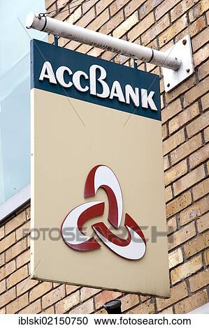 Logo at the headquarters of the Irish ACC Bank, which belongs to the Dutch cooperative banks of the Rabobank Group in Dublin, Ireland, Europe View Large Photo Image Stock Image - Logo at the headquarters of the Irish ACC Bank, which belongs to the Dutch cooperative banks of the Rabobank Group in Dublin, Ireland, Europe. Fotosearch